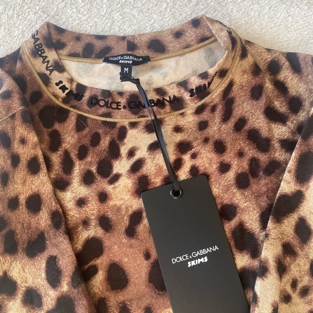 Skims Dolce&Gabbana Long Sleeve Tshirt
